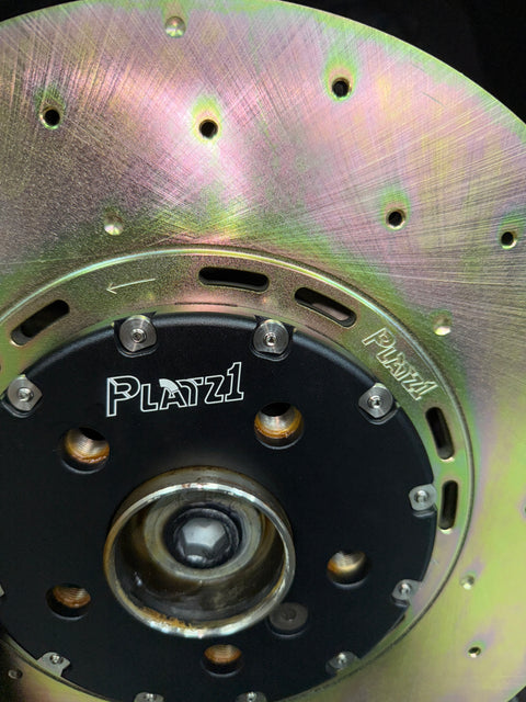 Platz1 360mm (14.17") Front 2-PC Floating Brake Disc Rotors SET for Mini F56 GP3 (Drilled Type)