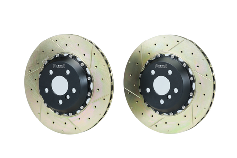 Platz1 Rear 345mm (13.58") 2-PC Floating Brake Disc Rotors Upgrade for Toyota Supra A90