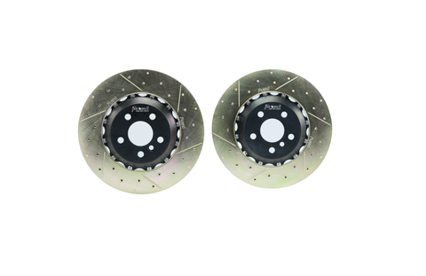 Platz1 Rear 345mm (13.58") 2-PC Floating Brake Disc Rotors Upgrade for Toyota Supra A90